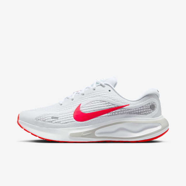 Nike running shoes red and white cheap
